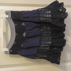 Free People ruffle skirt. Size 2